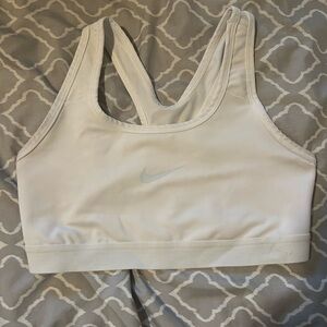 Nike sports bra white